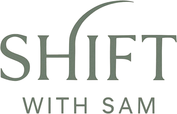 Shift with Sam brand logo
